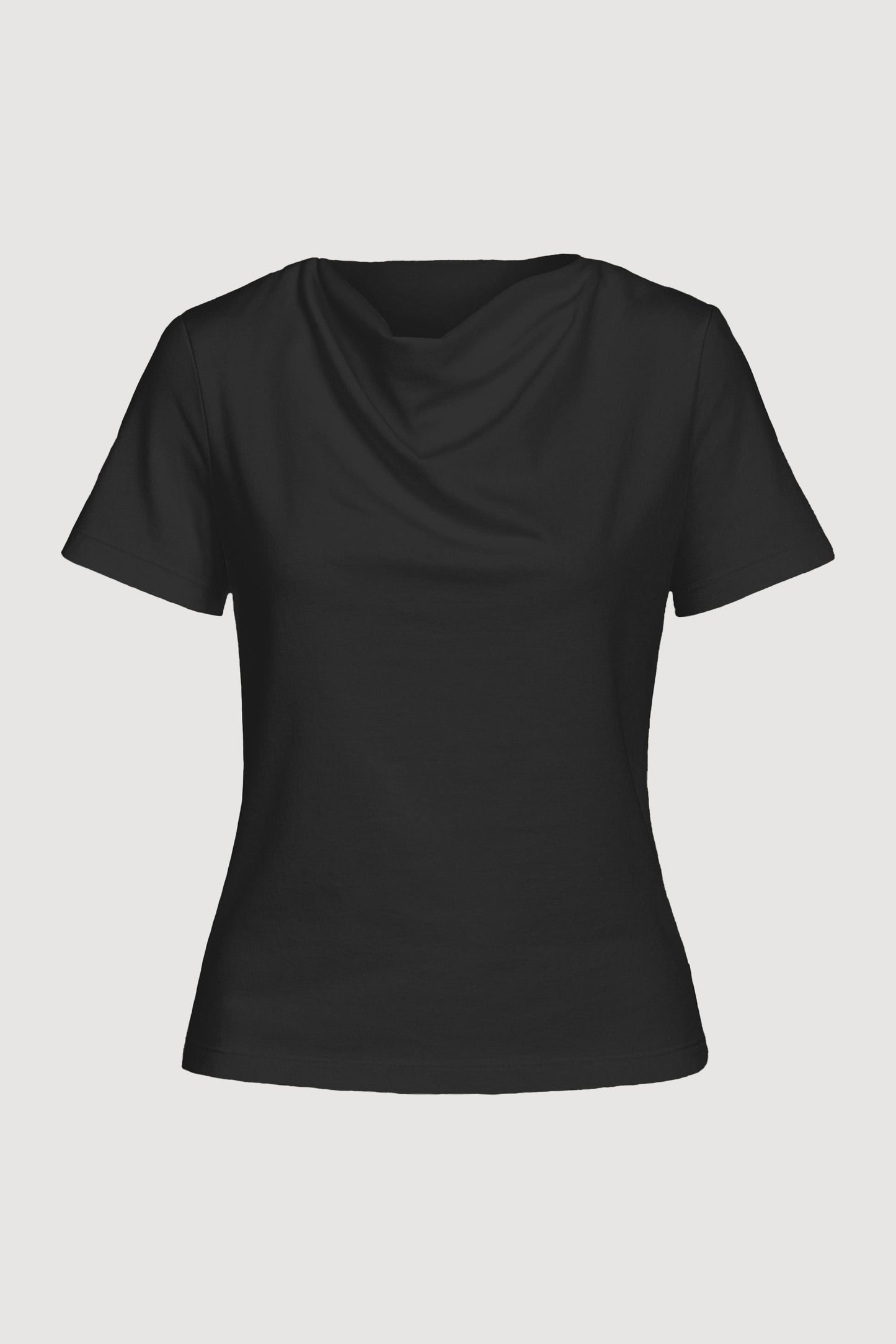 Kendra Organic Cotton Cowl-Neck Tee