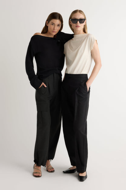 Kenny Asymmetric-Neck Tee