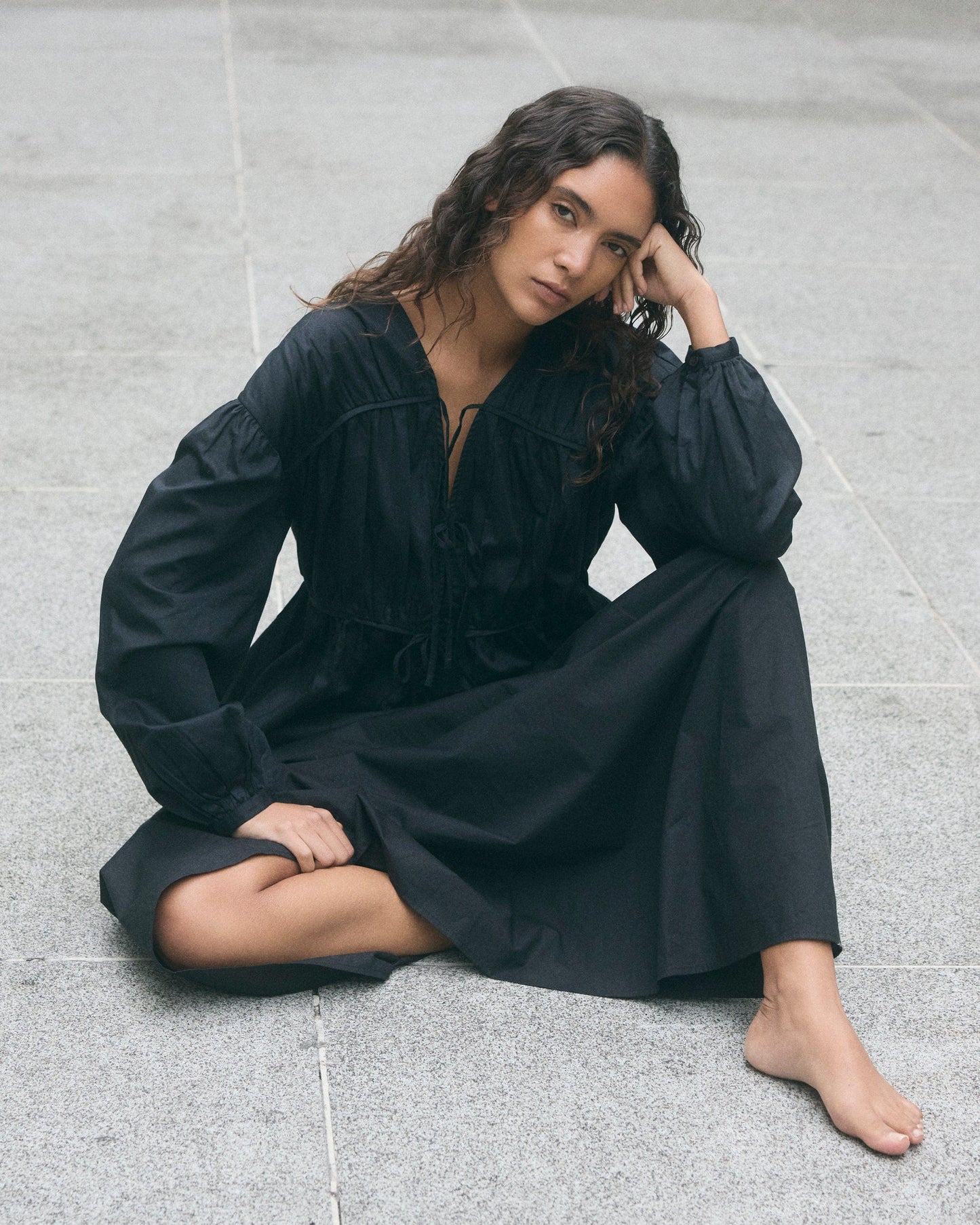 Bao Organic Cotton Drop-Waist Skirt