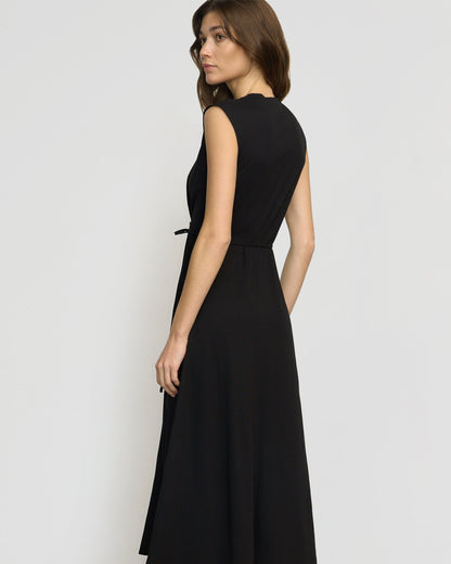 Agnes Twist-Drape Jersey Dress