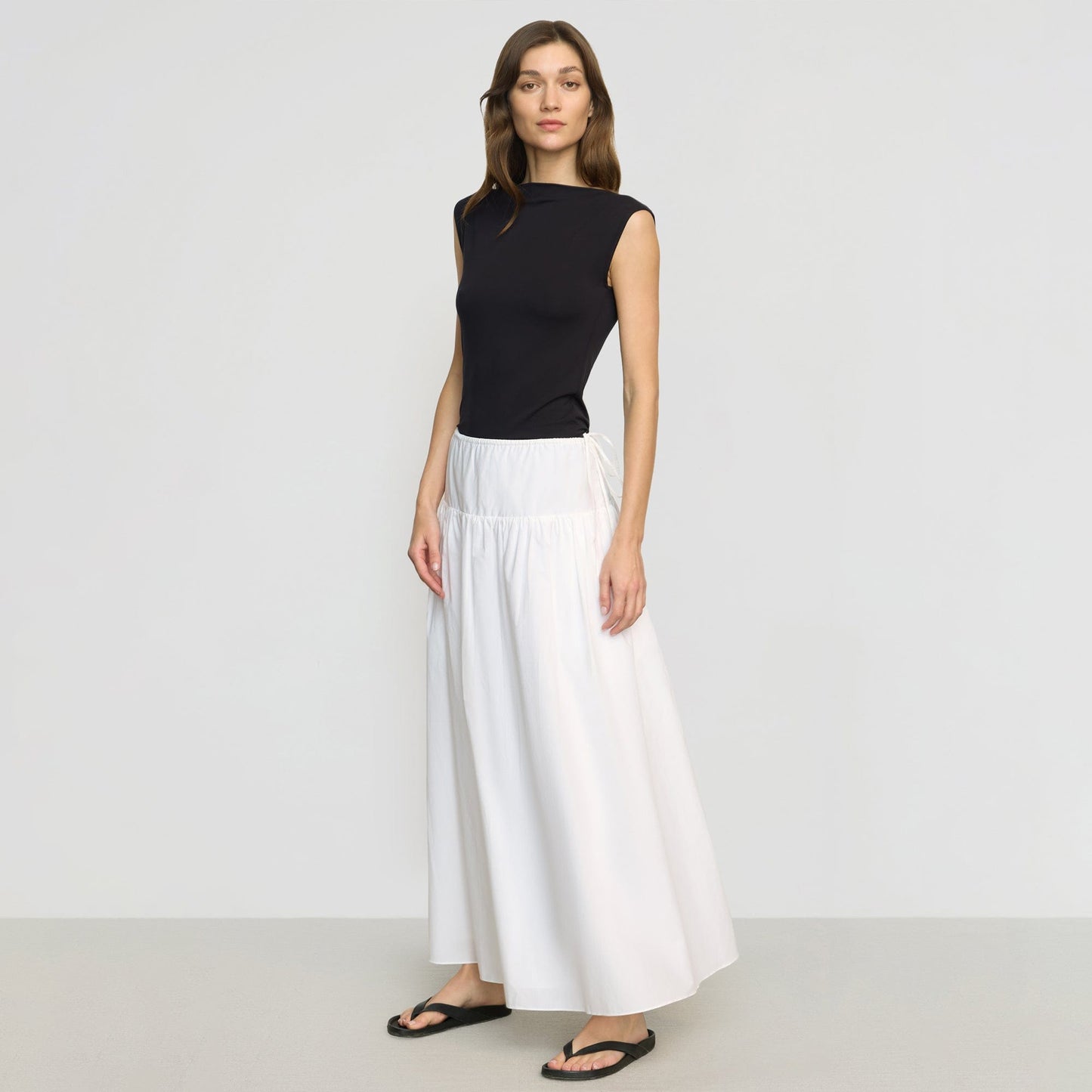 Bao Organic Cotton Drop-Waist Skirt