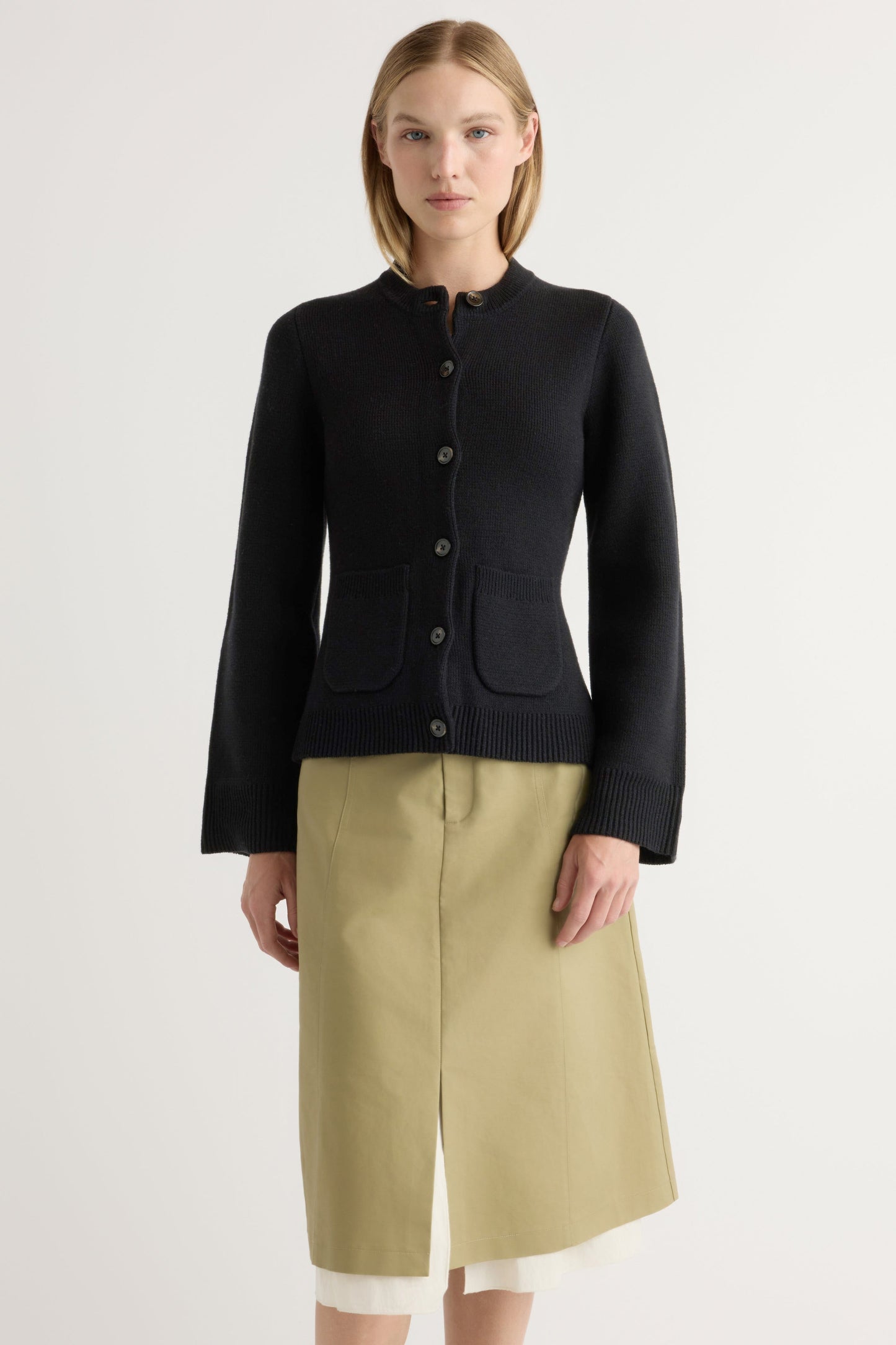 Eames Organic Cotton-Wool Cardigan