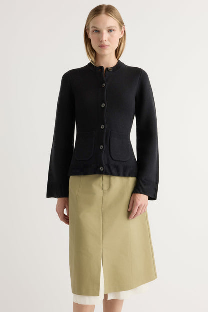 Eames Organic Cotton-Wool Cardigan