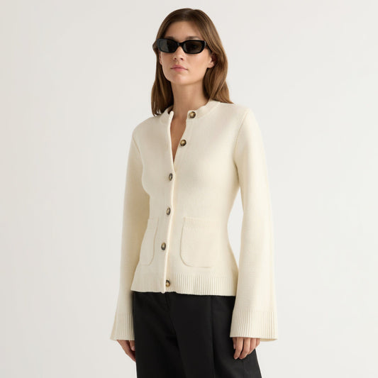 Eames Organic Cotton-Wool Cardigan