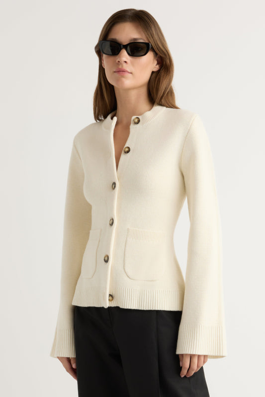 Eames Organic Cotton-Wool Cardigan