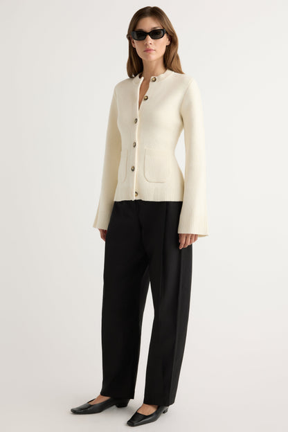 Eames Organic Cotton-Wool Cardigan