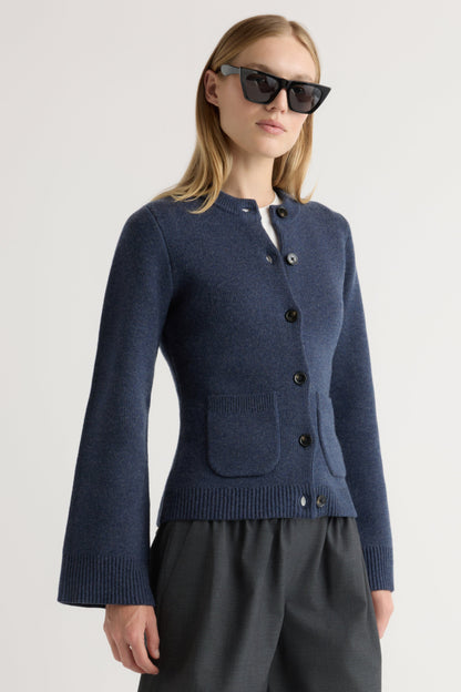 Eames Organic Cotton-Wool Cardigan