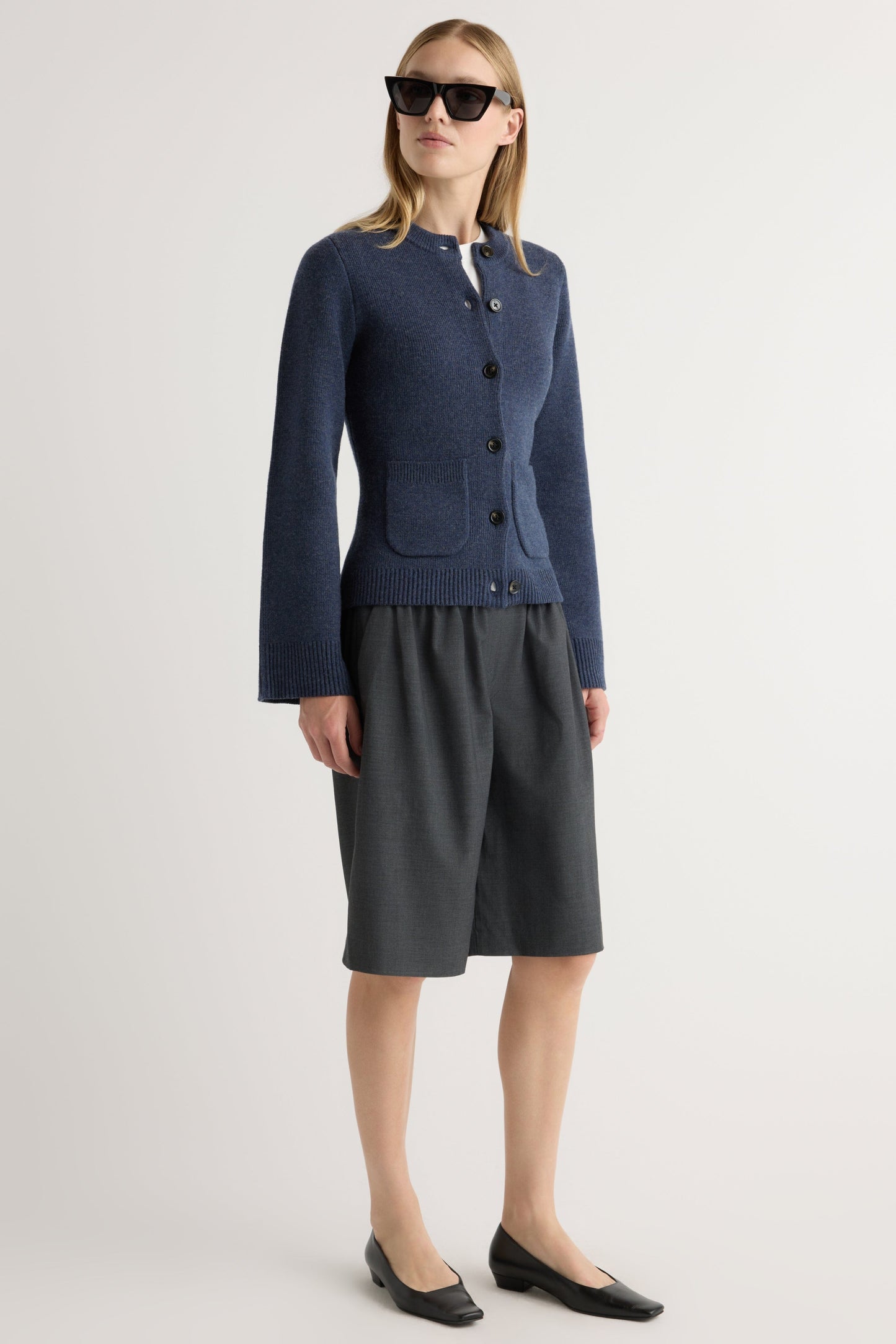 Eames Organic Cotton-Wool Cardigan