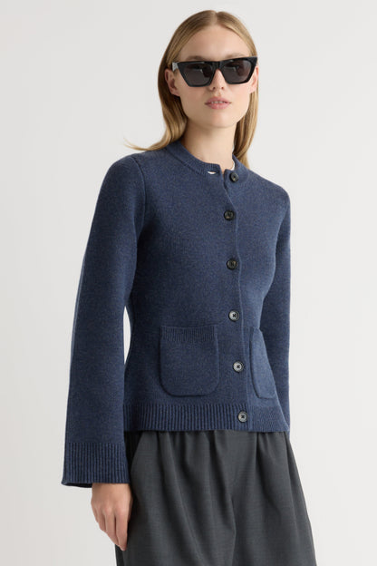 Eames Organic Cotton-Wool Cardigan