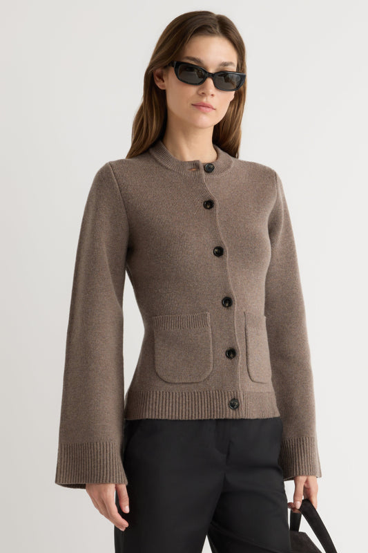 Eames Organic Cotton-Wool Cardigan