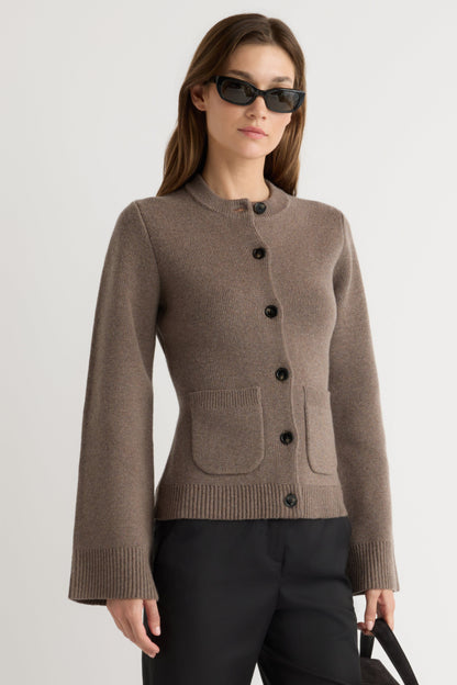 Eames Organic Cotton-Wool Cardigan