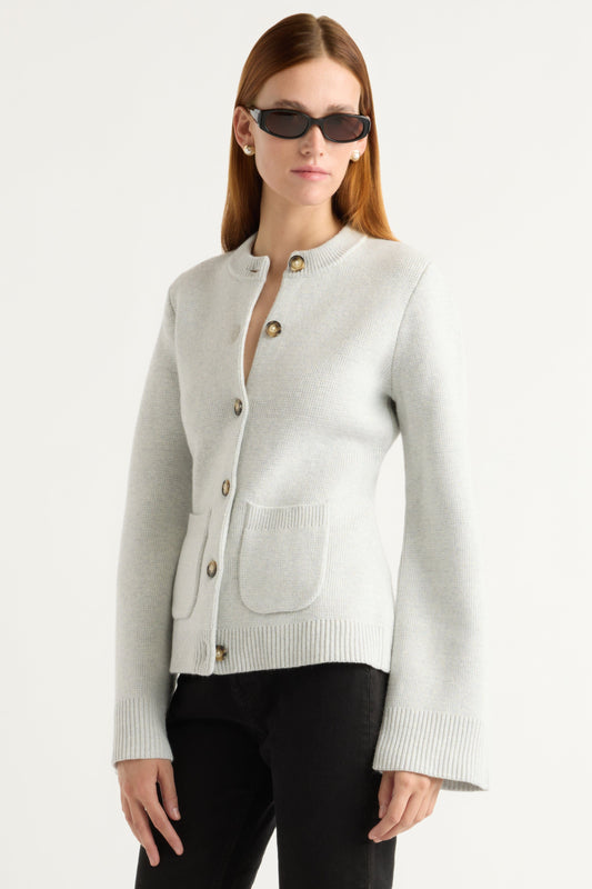 Eames Organic Cotton-Wool Cardigan