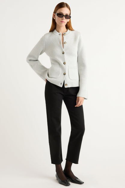 Eames Organic Cotton-Wool Cardigan