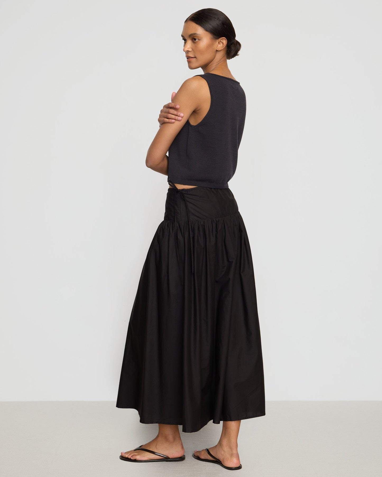 Bao Organic Cotton Drop-Waist Skirt