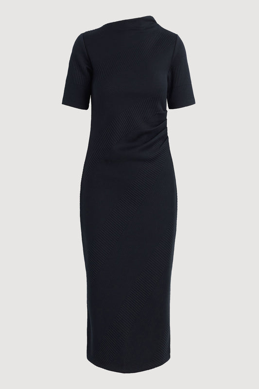 Evie Ribbed-Knit Jersey Dress (Petite)