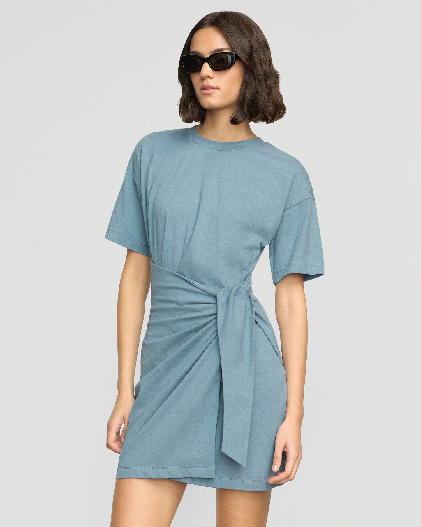 Fallon Organic Cotton T-Shirt Wrap Dress