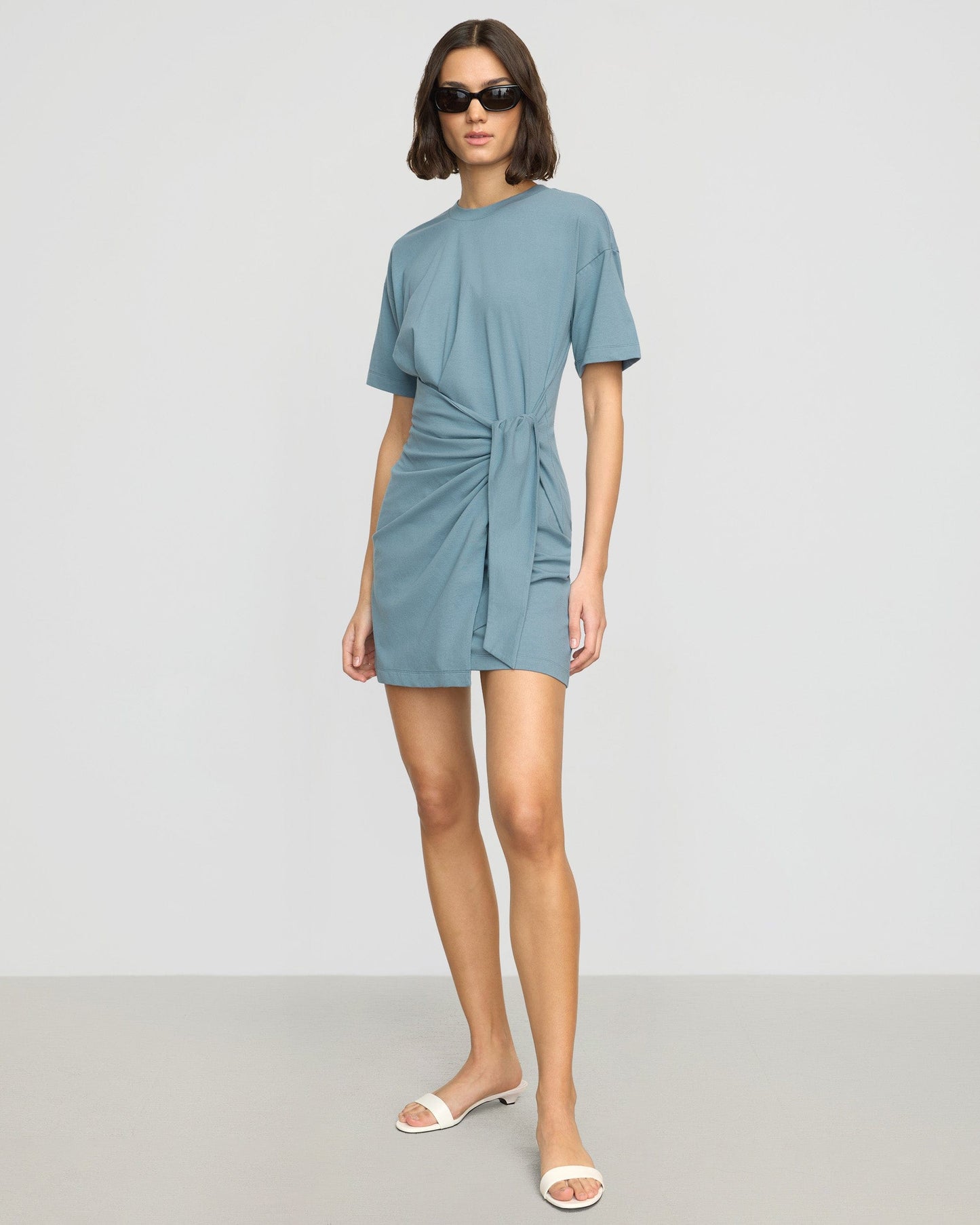 Fallon Organic Cotton T-Shirt Wrap Dress