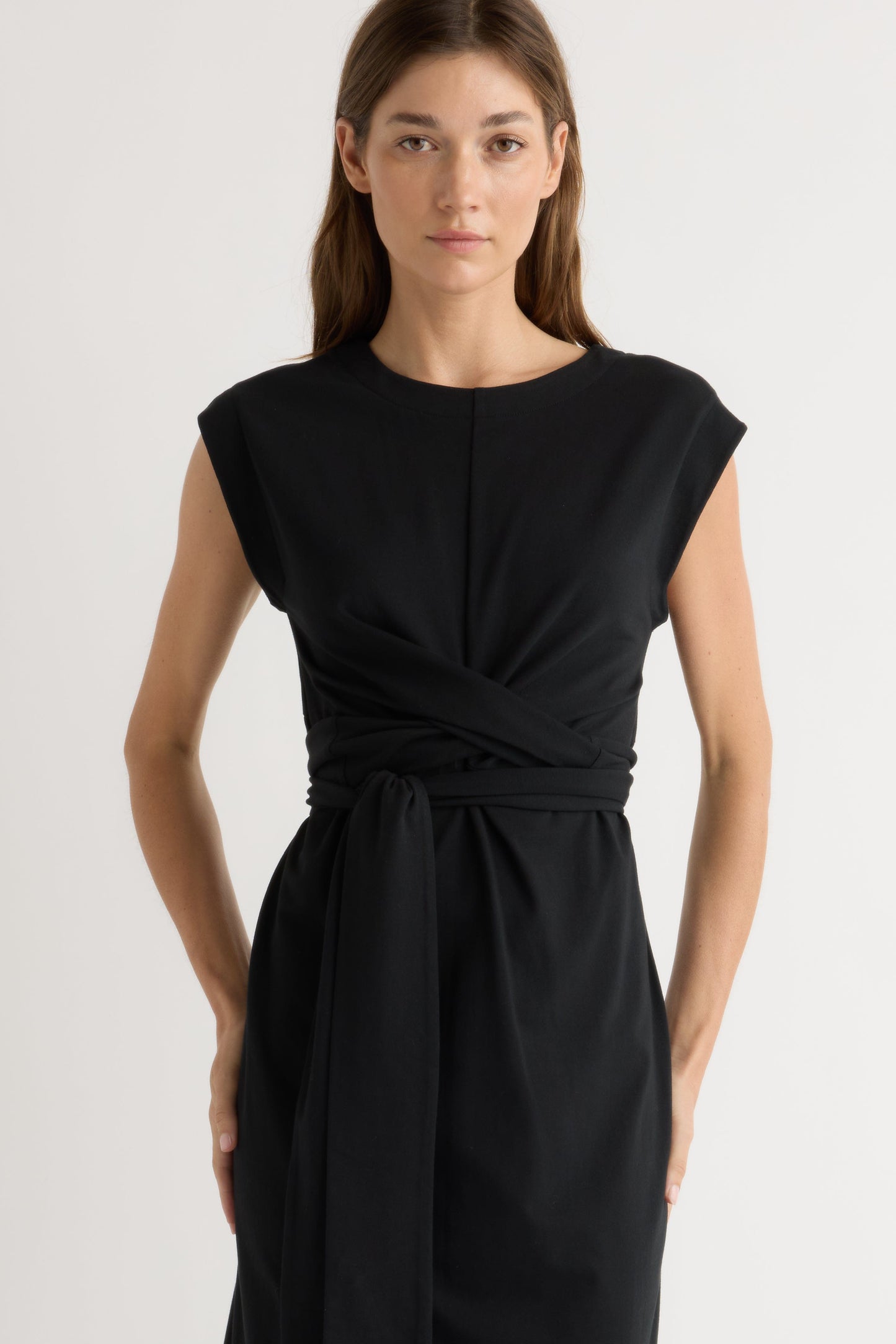 Fei Tie-Front Organic Cotton Dress