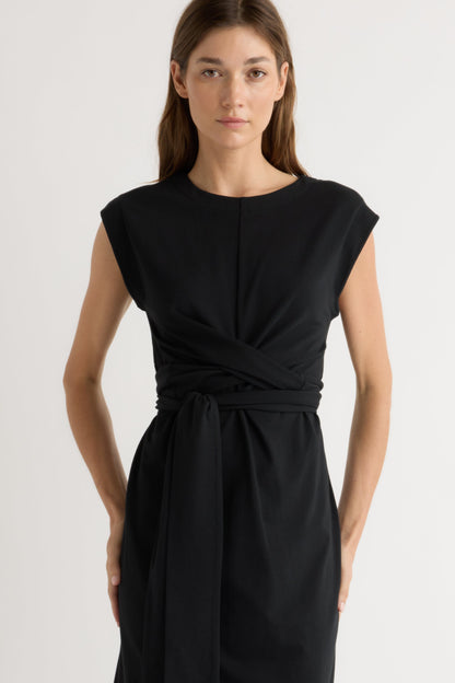 Fei Tie-Front Organic Cotton Dress