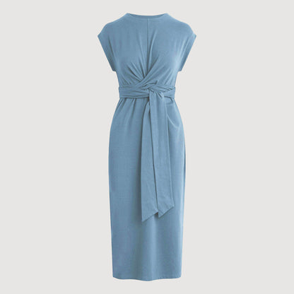 Fei Tie-Front Organic Cotton Dress (Petite)