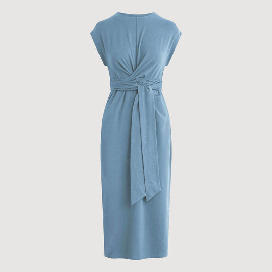 Fei Tie-Front Organic Cotton Dress (Petite)