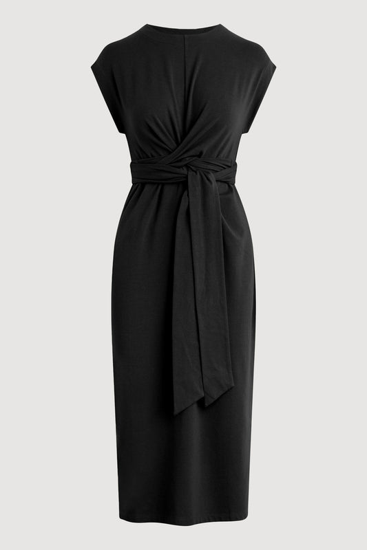 Fei Tie-Front Organic Cotton Dress (Petite)
