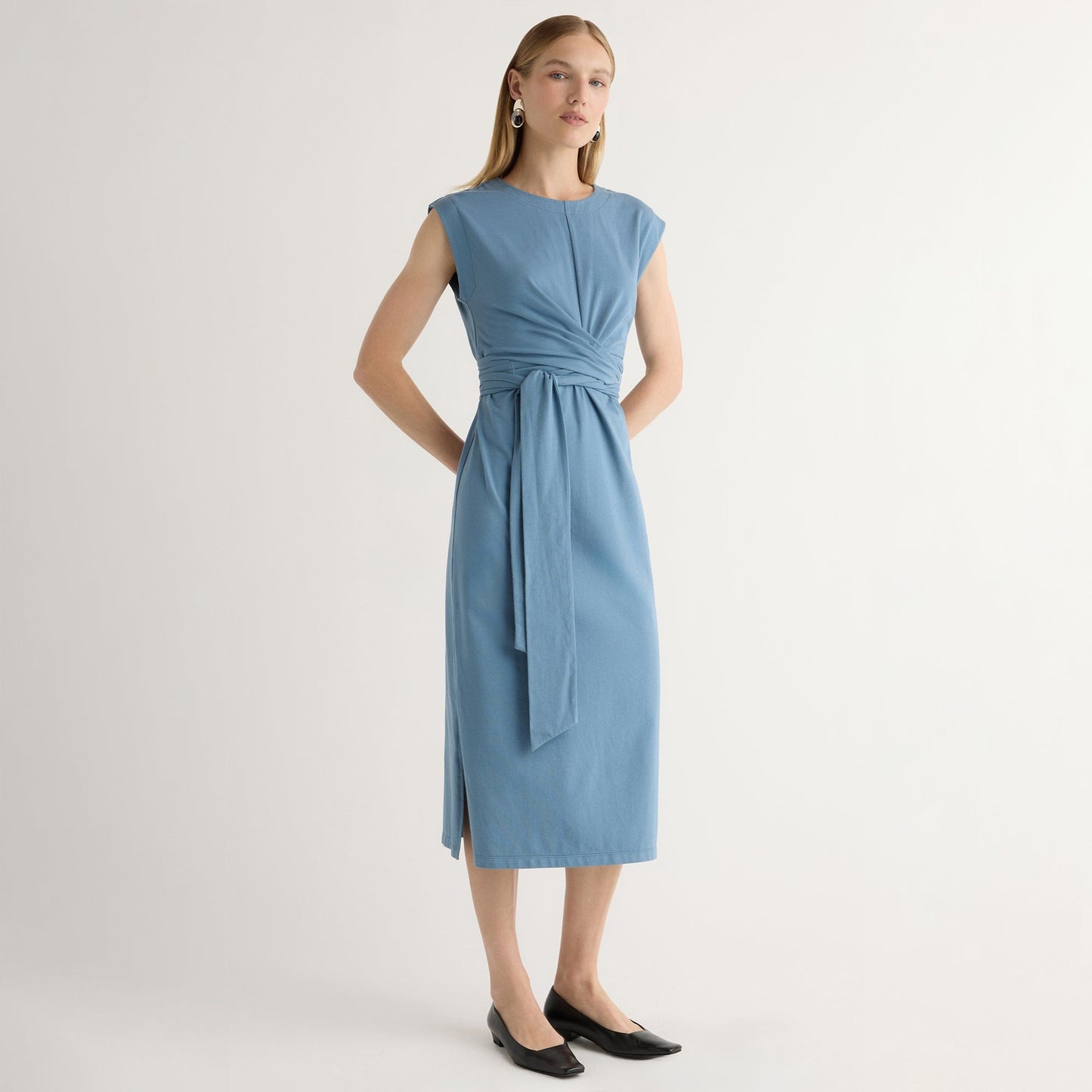Fei Tie-Front Organic Cotton Dress