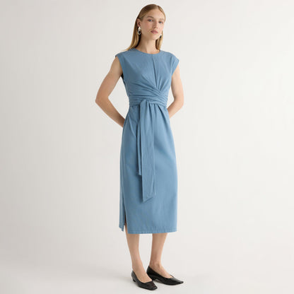 Fei Tie-Front Organic Cotton Dress