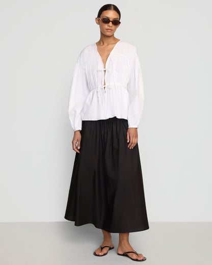 Bao Organic Cotton Drop-Waist Skirt