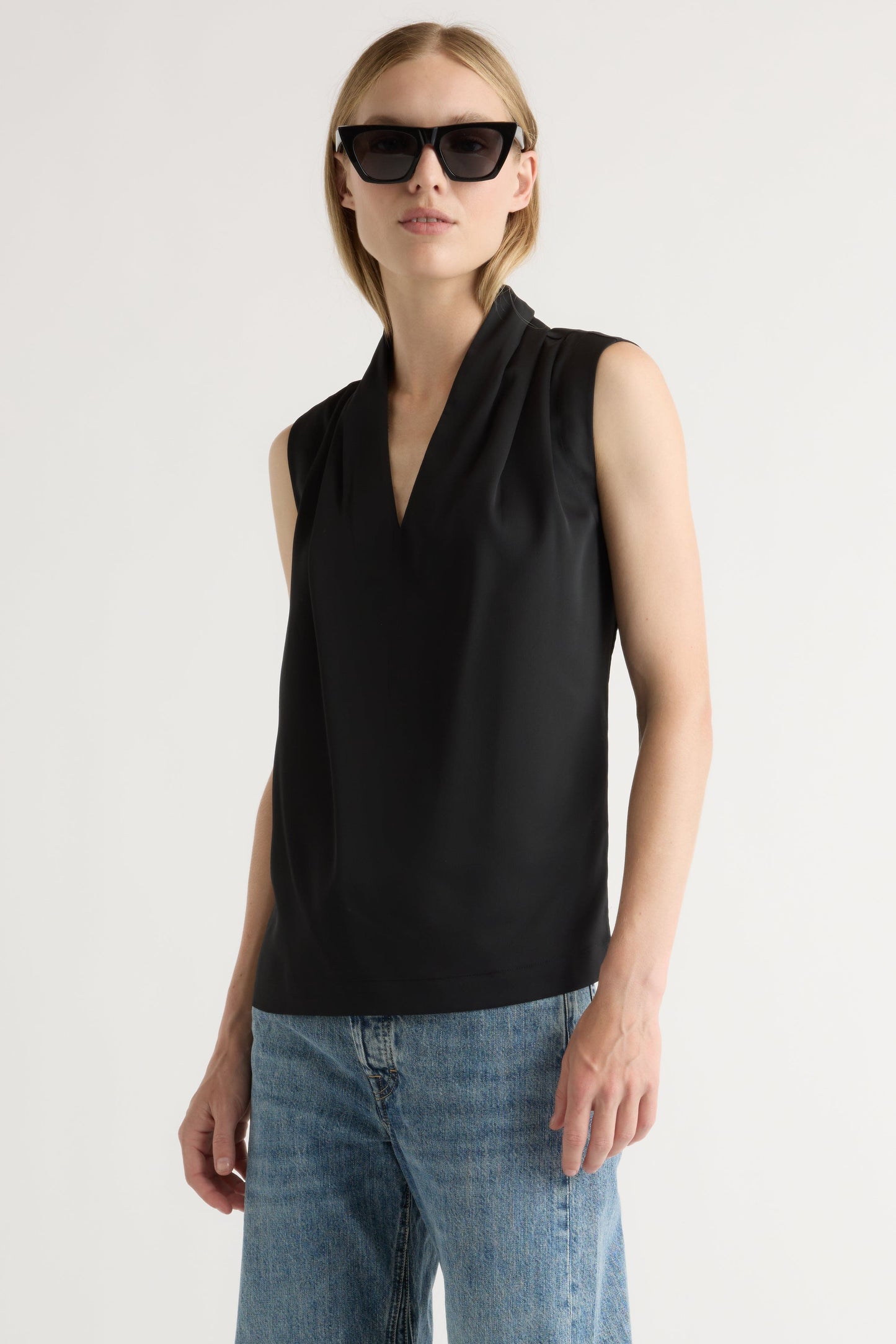 Jae V-Neck Sleeveless Blouse