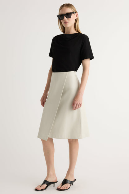 Kendra Organic Cotton Cowl-Neck Tee