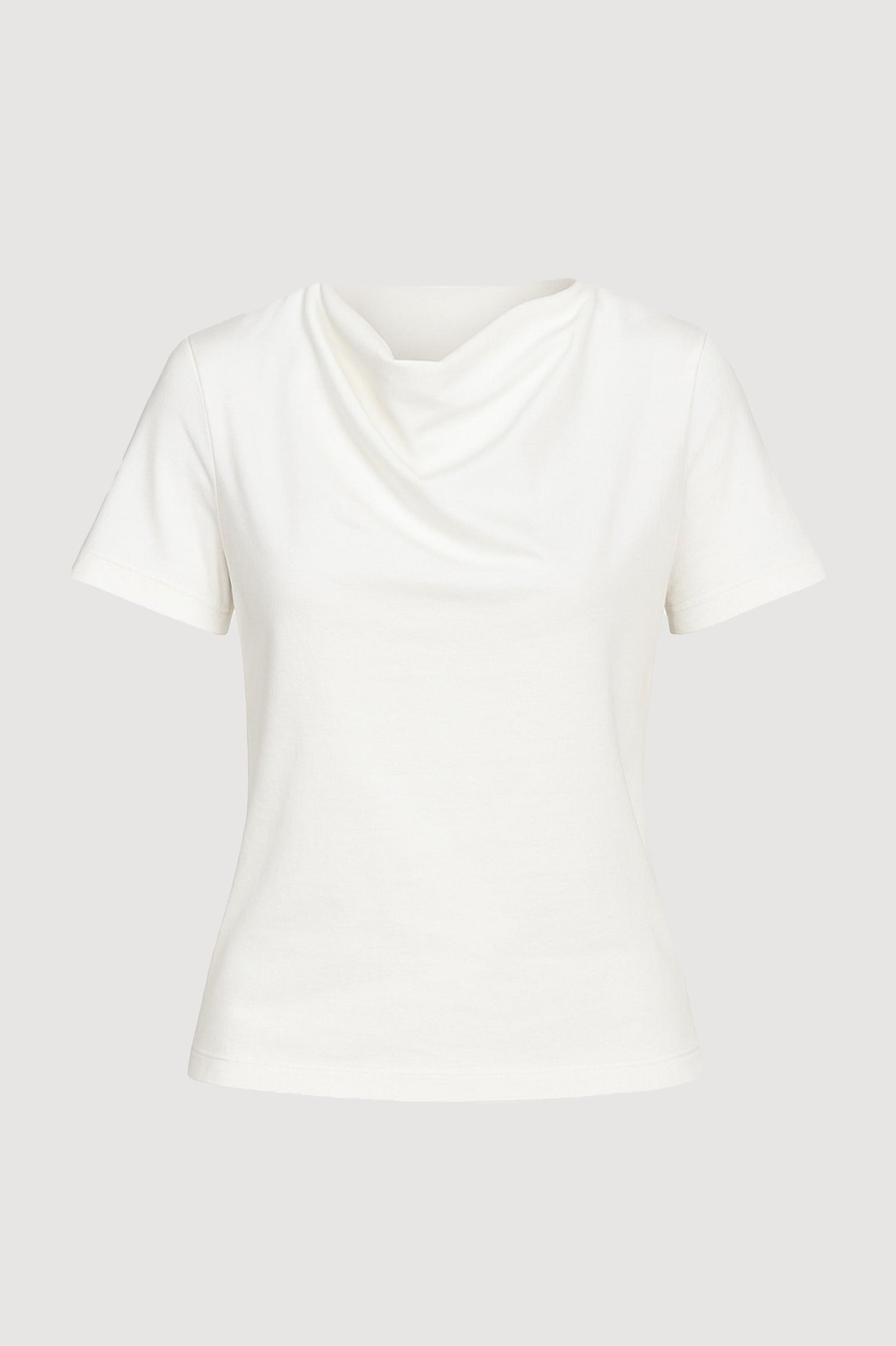 Kendra Organic Cotton Cowl-Neck Tee