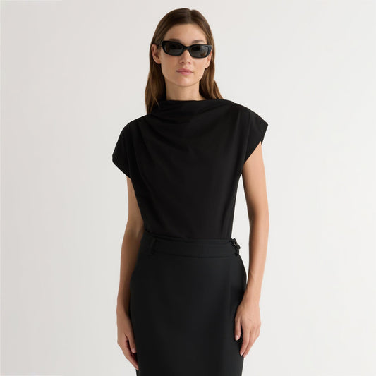 Kenny Asymmetric-Neck Tee