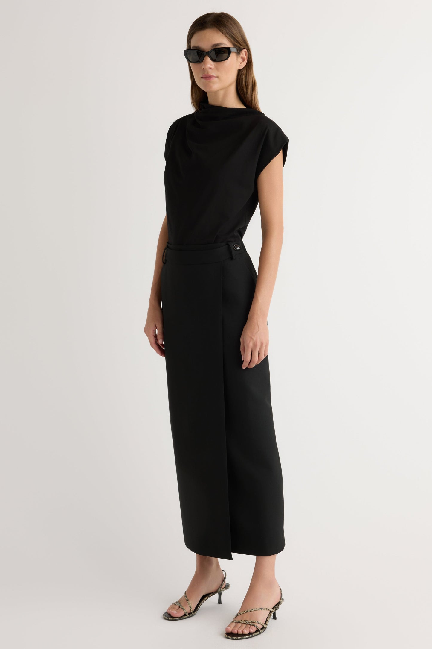 Kenny Asymmetric-Neck Tee
