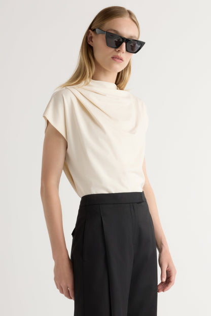 Kenny Asymmetric-Neck Tee