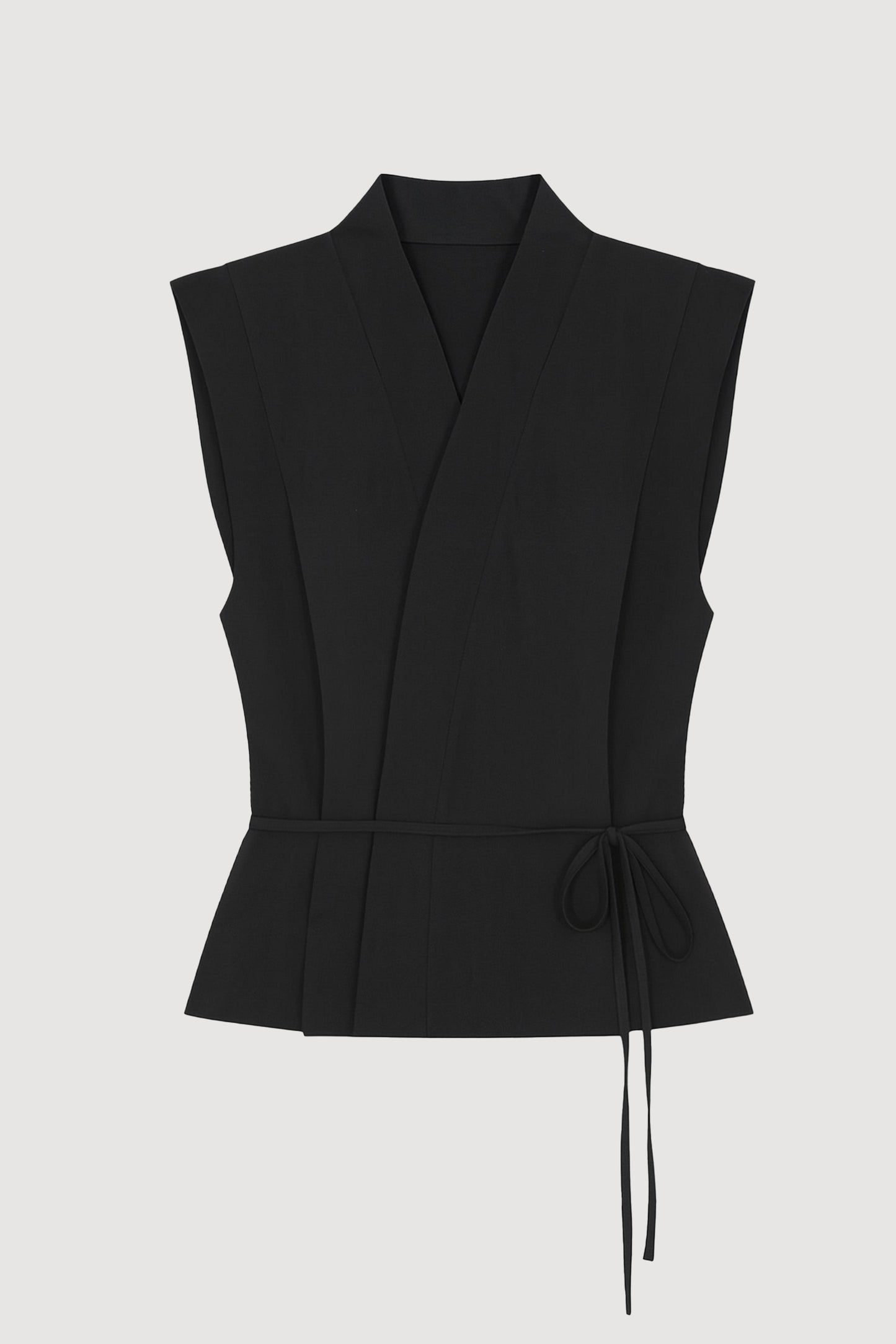 Leandra Tencel-Blend Wrap Vest