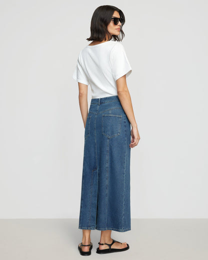 Renee Sculpted Scoop-Neck Tee
