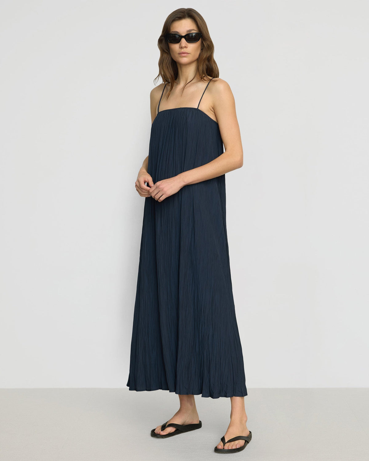 Solange Crinkled Maxi Dress