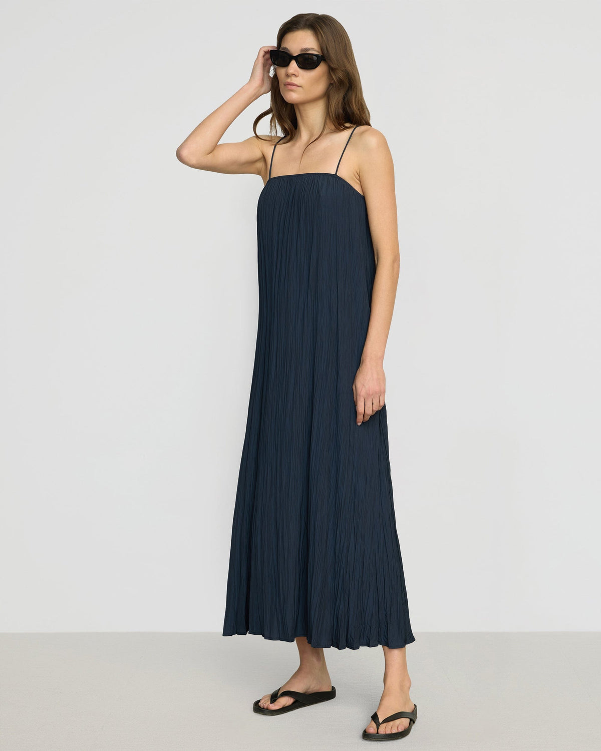 Solange Crinkled Maxi Dress